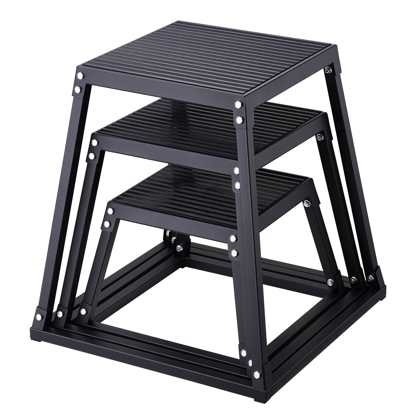 Plyo Box Set - SucceBuy 12/18/24Inch Plyometric Jump Boxes Plyo