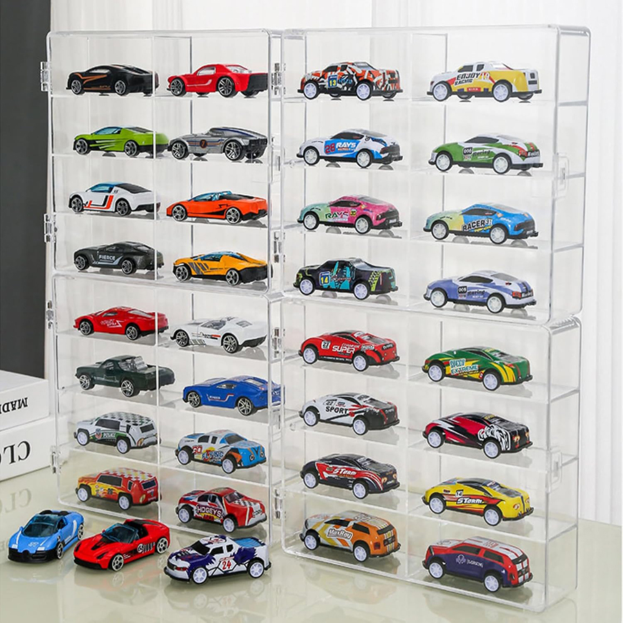 Plyo Box Set - 1:64 matchbox wheel toy car display