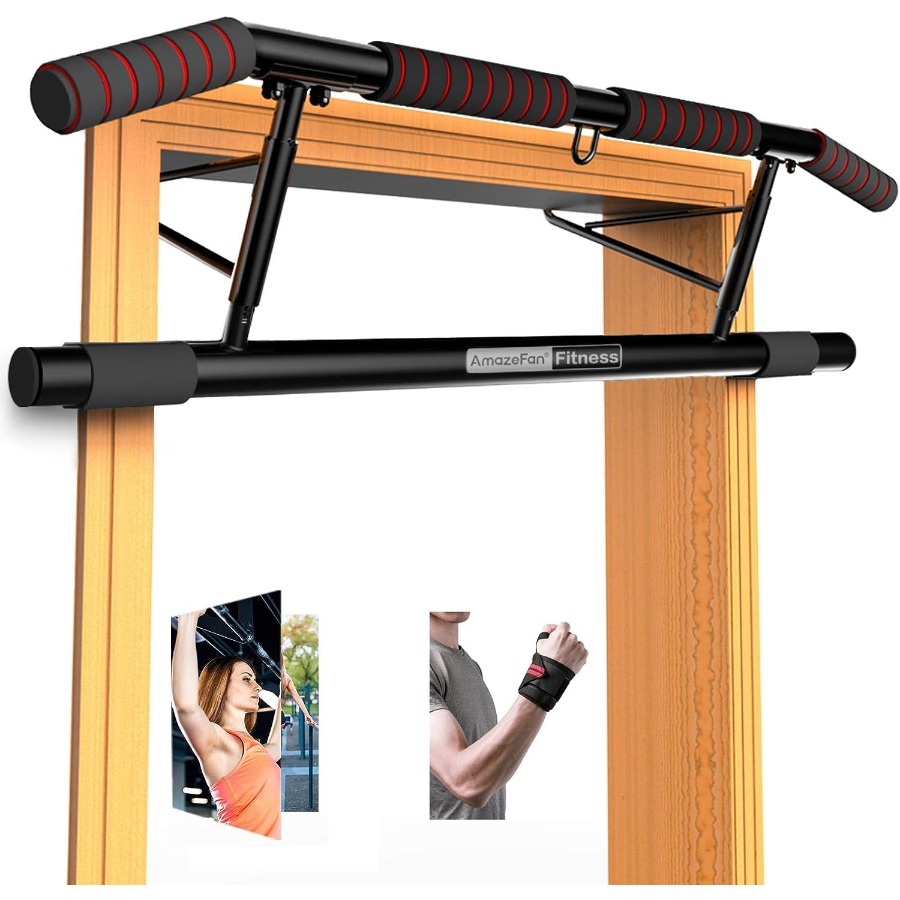 Chin Up Doorframe - Pull Up Bar Doorway with Ergonomic