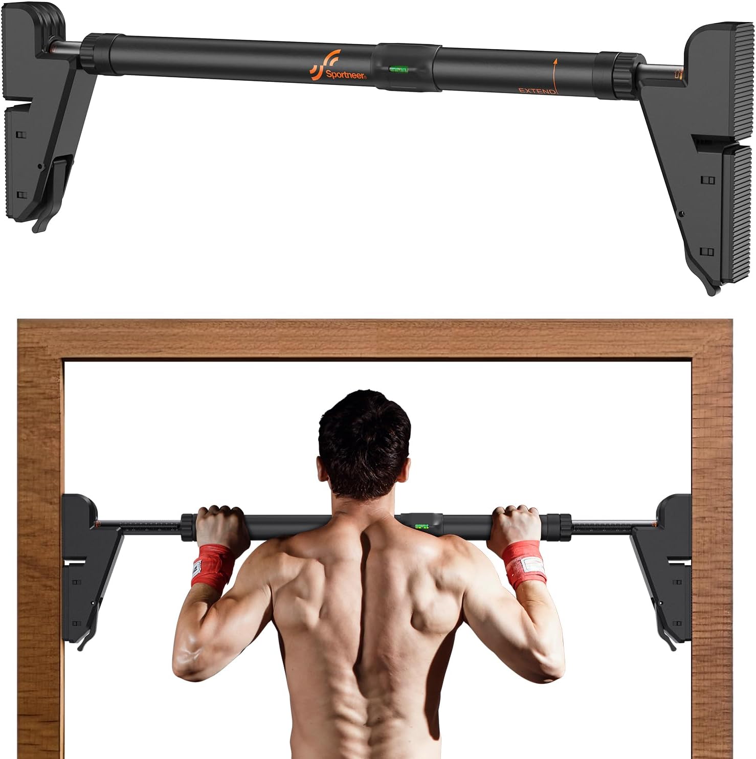 Chin Up Doorframe - Pull up Bar for Doorway No-Screw