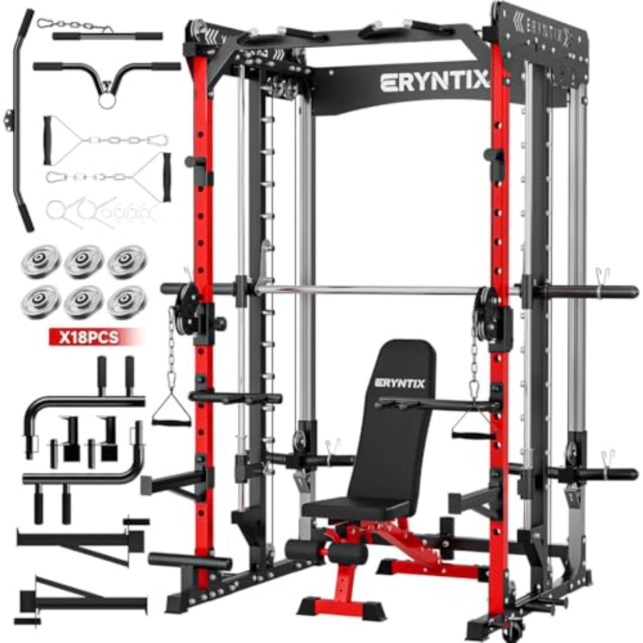 Smith Machine 2600 LBS Capacit - Home Gym Rack With Cables recensione e prezzo