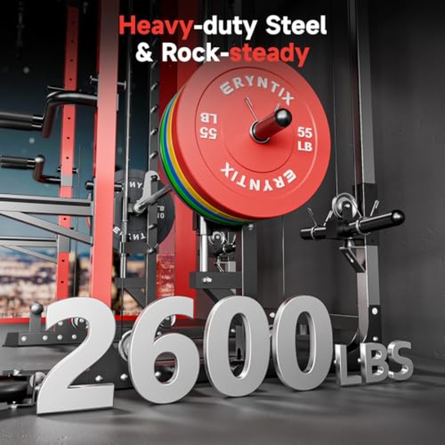 Smith Machine 2600 LBS Capacit - Home Gym Rack With Cables recensione e prezzo