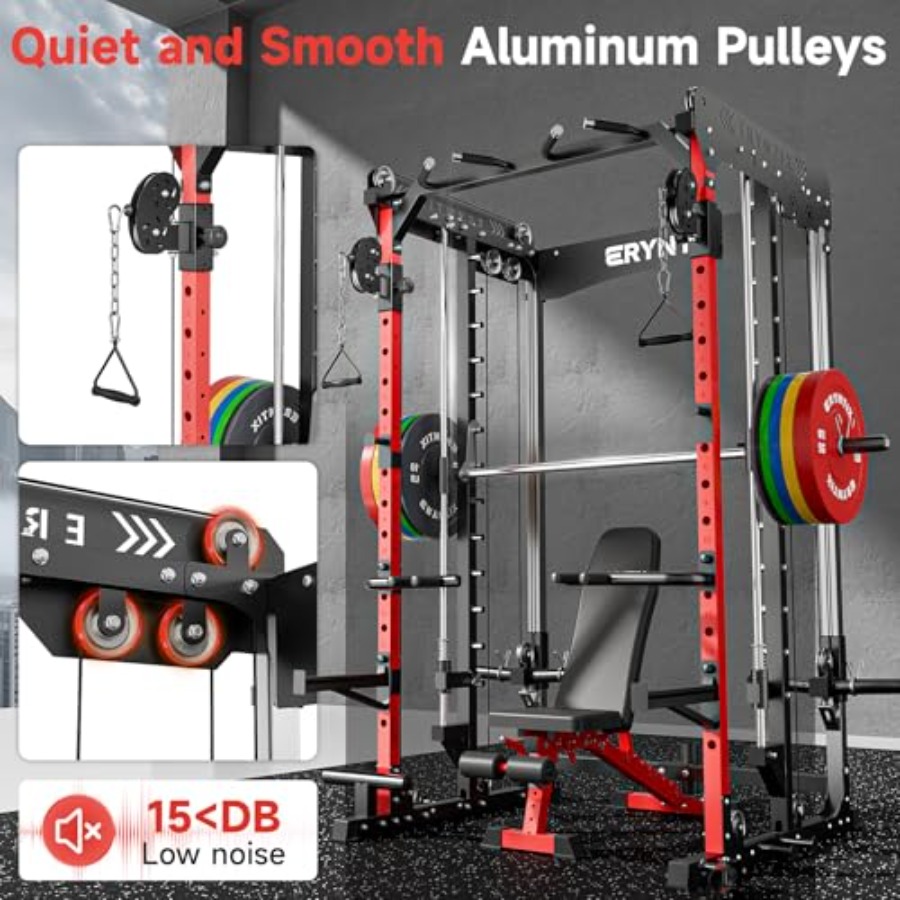 Smith Machine 2600 LBS Capacit - Home Gym Rack With Cables recensione e prezzo
