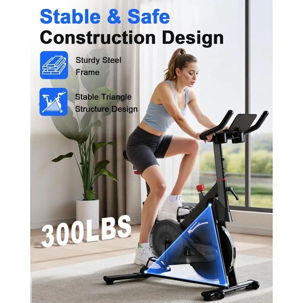 Quiet Spin Bike with 300 lbs C - Home Gym Bike recensione e prezzo