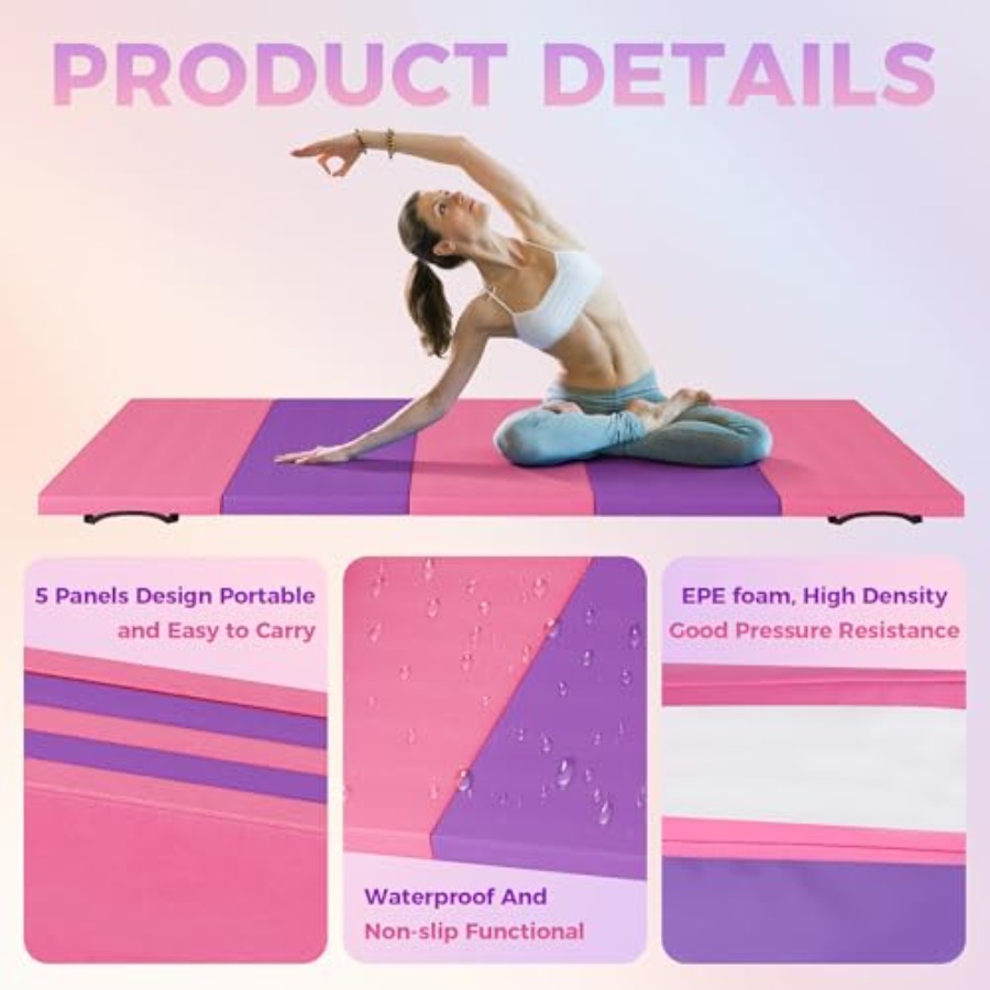 Folding Gymnastics Mat, Exerci - Home Gym Yoga recensione e prezzo