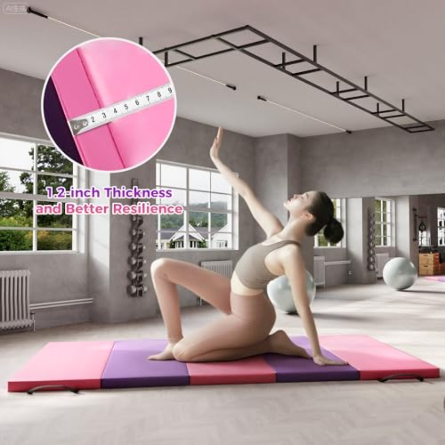 Folding Gymnastics Mat, Exerci - Home Gym Yoga recensione e prezzo