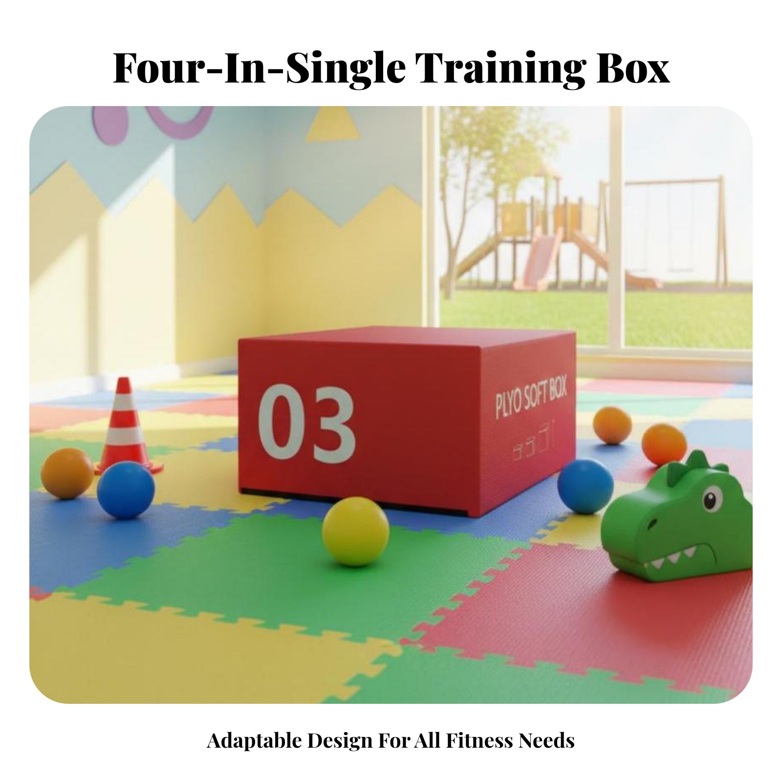 4 Pieces Stackable Foam Plyo B - Plyo Box Set recensione e prezzo