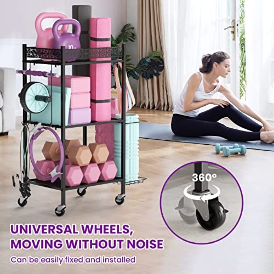 Yoga Mat Storage Rack, Home Gy - Home Gym Yoga Mat Storage recensione e prezzo