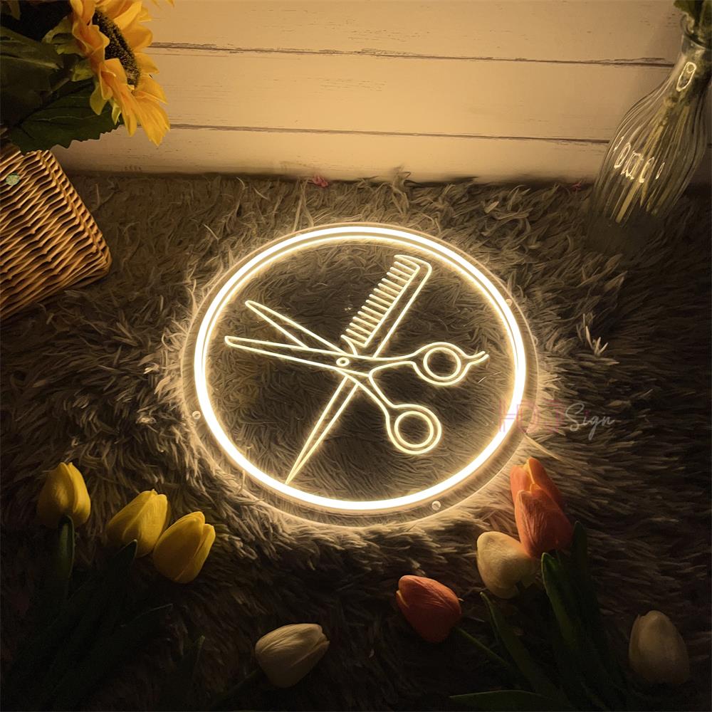 Hair Salon Neon Sign Light 3D  - Home Gym Neon Sign recensione e prezzo