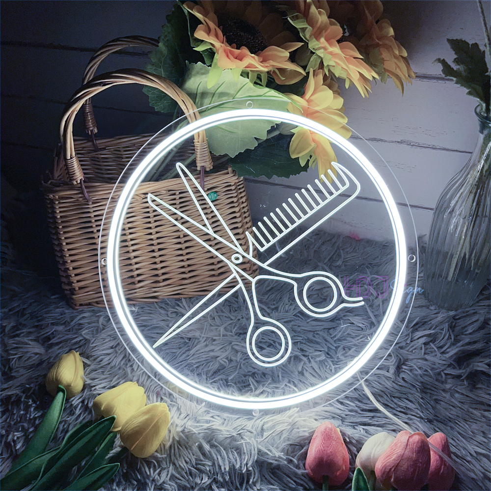 Hair Salon Neon Sign Light 3D  - Home Gym Neon Sign recensione e prezzo
