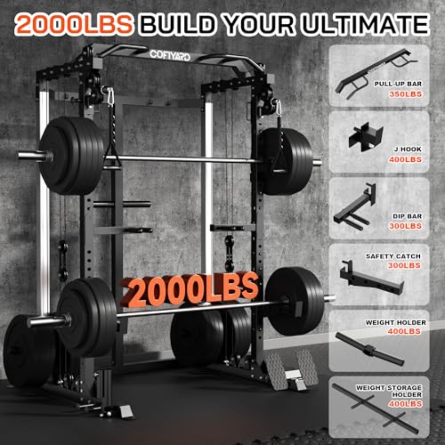 Power Cage Power Rack with Dua - Home Gym Rack With Cables recensione e prezzo