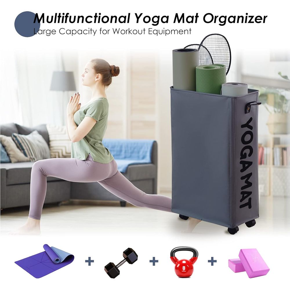 Portable Yoga Mat Storage Rack - Home Gym Yoga Mat Storage recensione e prezzo