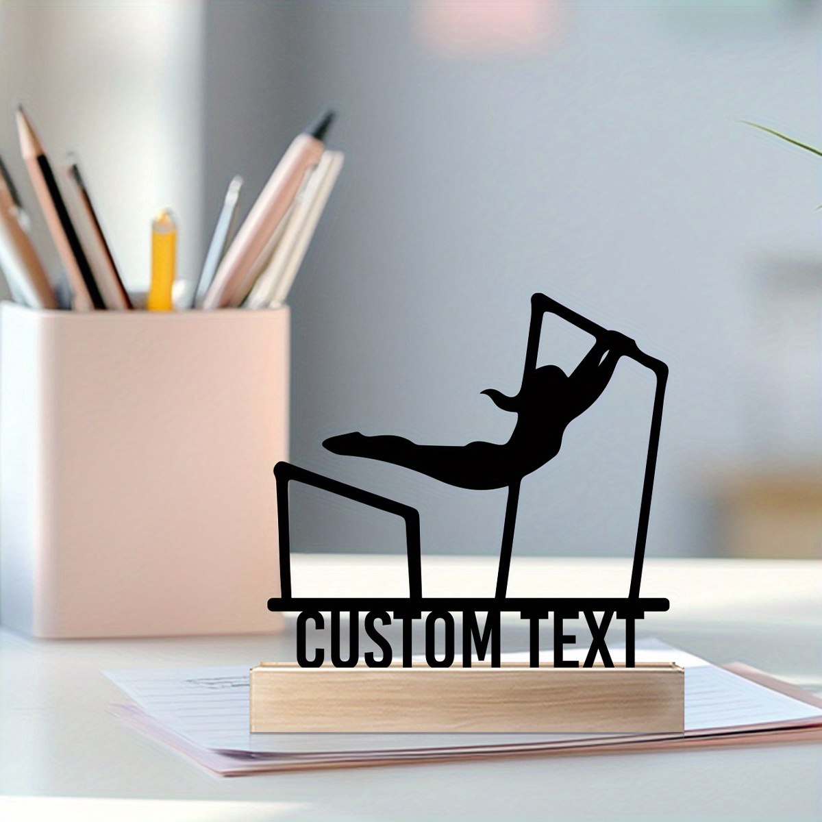 Custom Text Engraved Gymnast M - Home Gym Minimalist recensione e prezzo