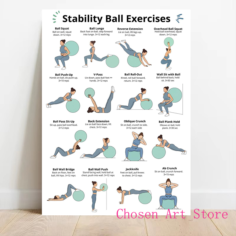 Fitness Exercise Schedule Post - Home Gym On Wall recensione e prezzo