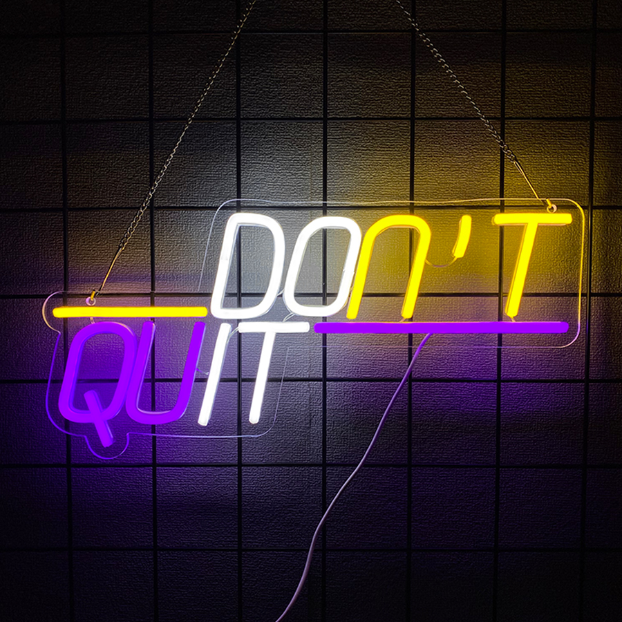 No Surrender Neon Sign For Wal - Home Gym Neon Sign recensione e prezzo