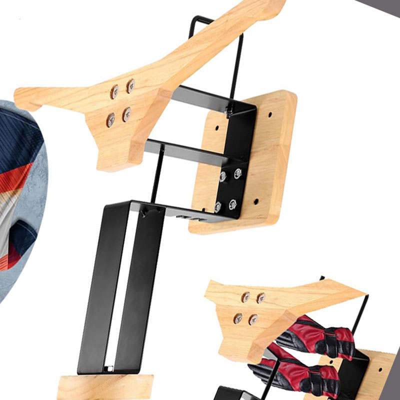 Wood Motorcycle Helmet Holder  - Home Gym On Wall recensione e prezzo