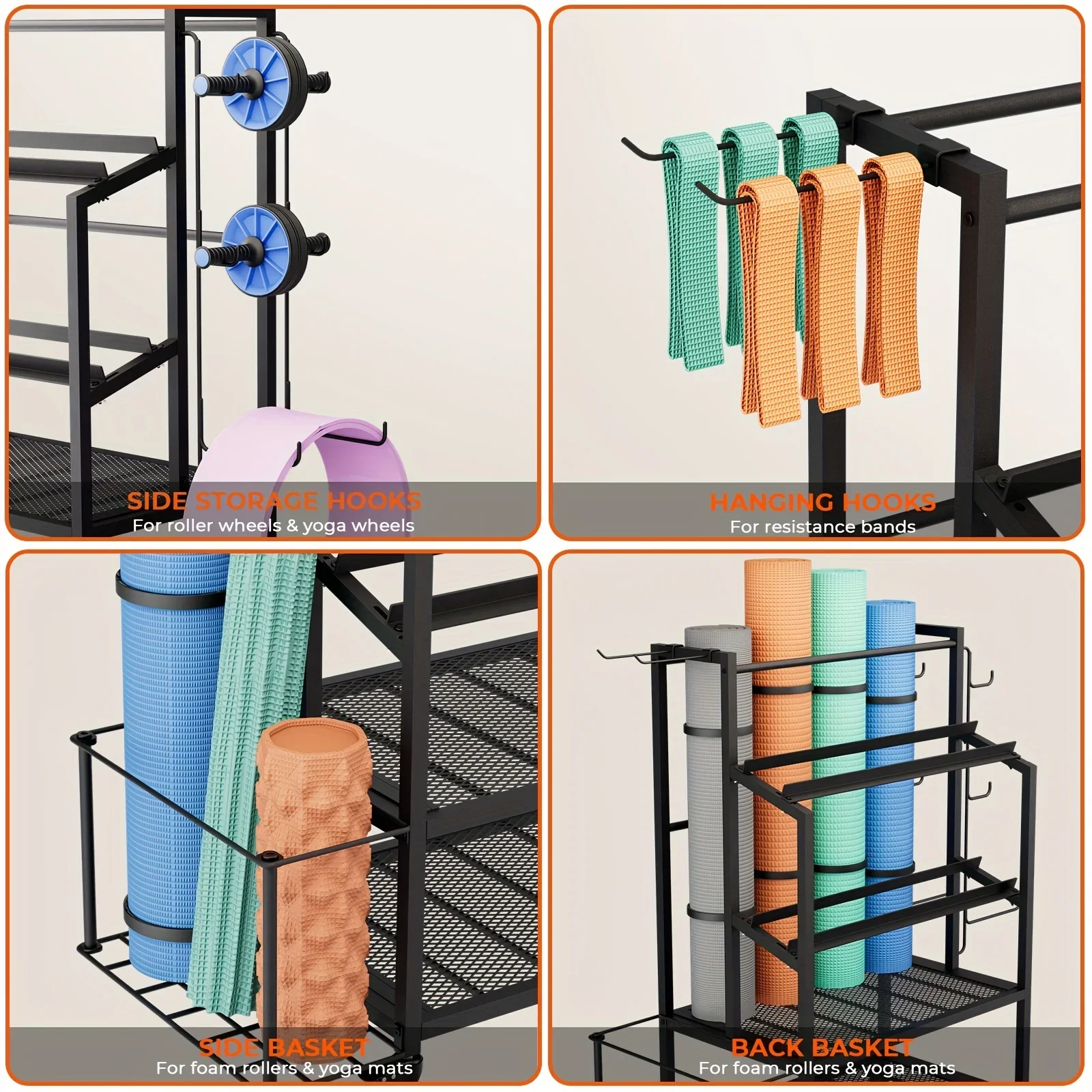 KEEHOME 600LBS Dumbbell Rack W - Home Gym Yoga Mat Storage recensione e prezzo