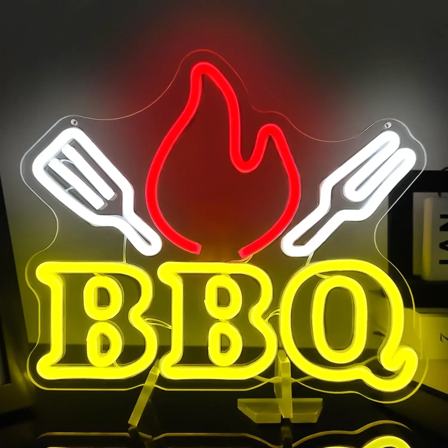 BBQ Neon Signs for Wall Decor  - Home Gym Neon Sign recensione e prezzo