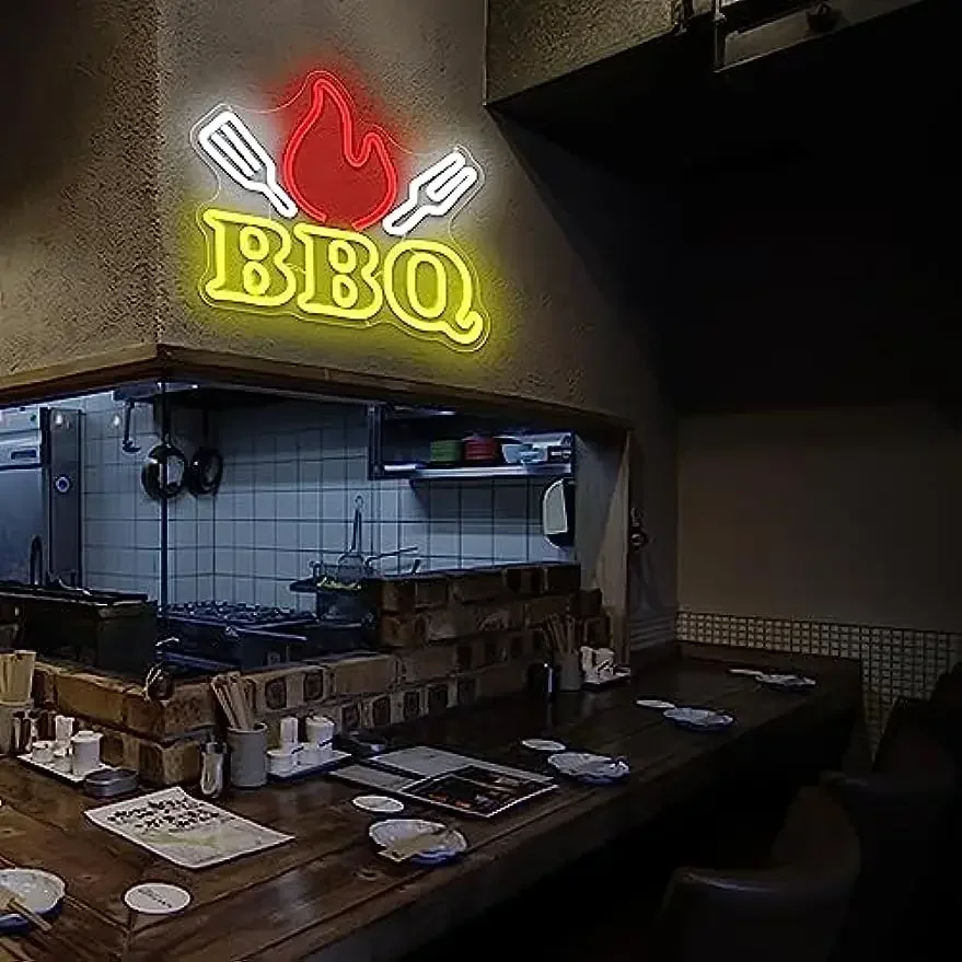 BBQ Neon Signs for Wall Decor  - Home Gym Neon Sign recensione e prezzo