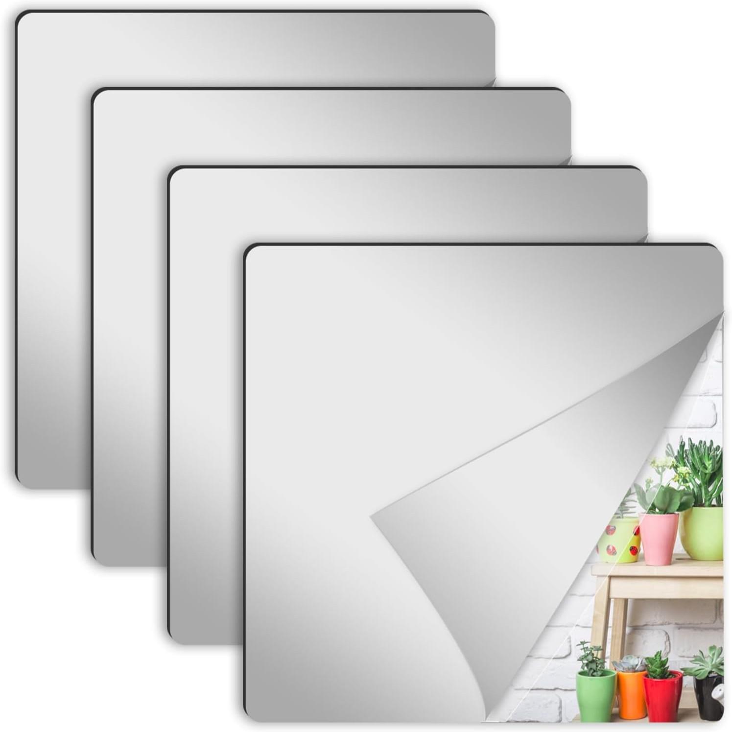 4Pcs Acrylic Mirror Wall Stick - Home Gym On Wall recensione e prezzo