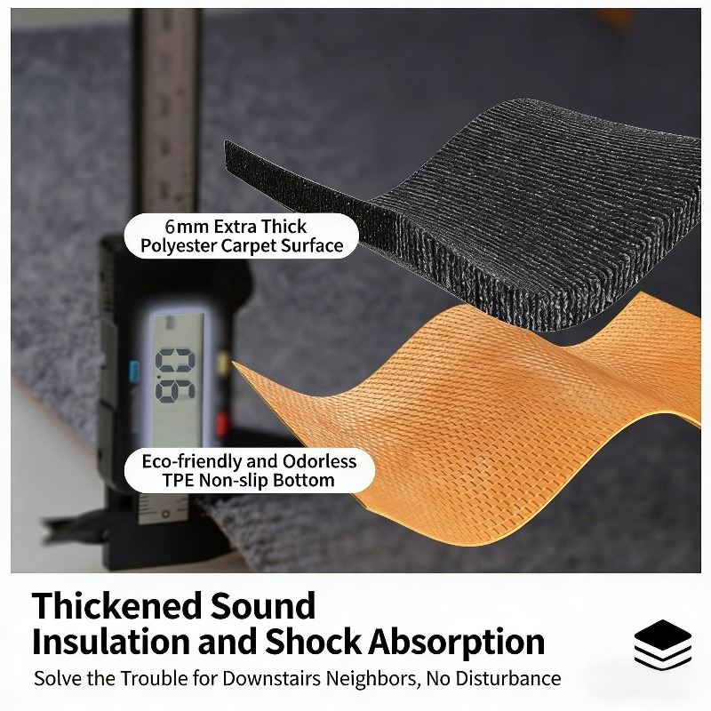 Shockproof Plush Carpet Floor  - Home Gym Minimalist recensione e prezzo