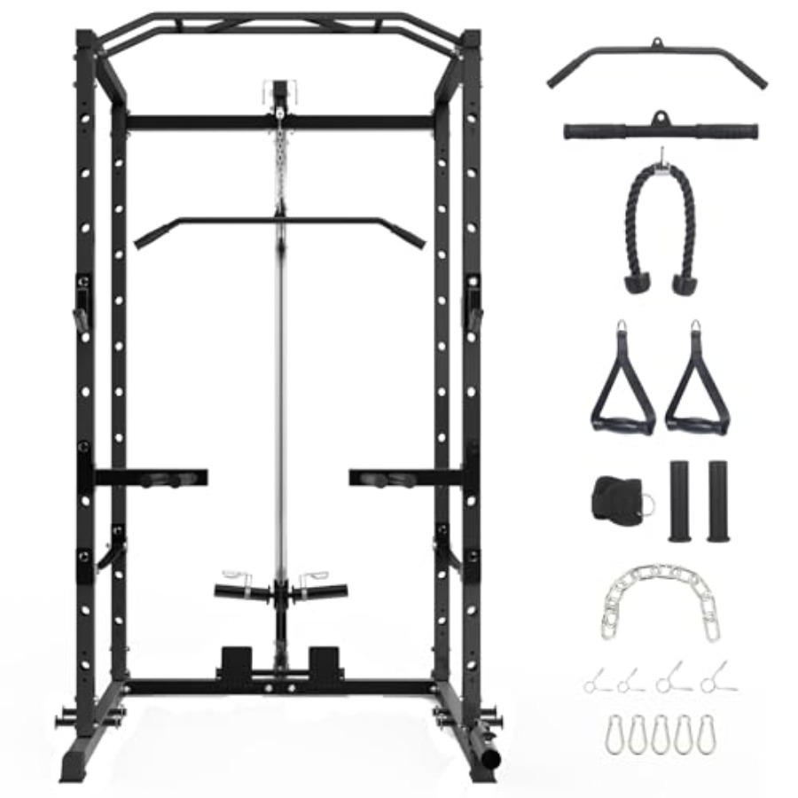 1600 Lbs Power Rack for Home G - Home Gym Rack With Cables recensione e prezzo