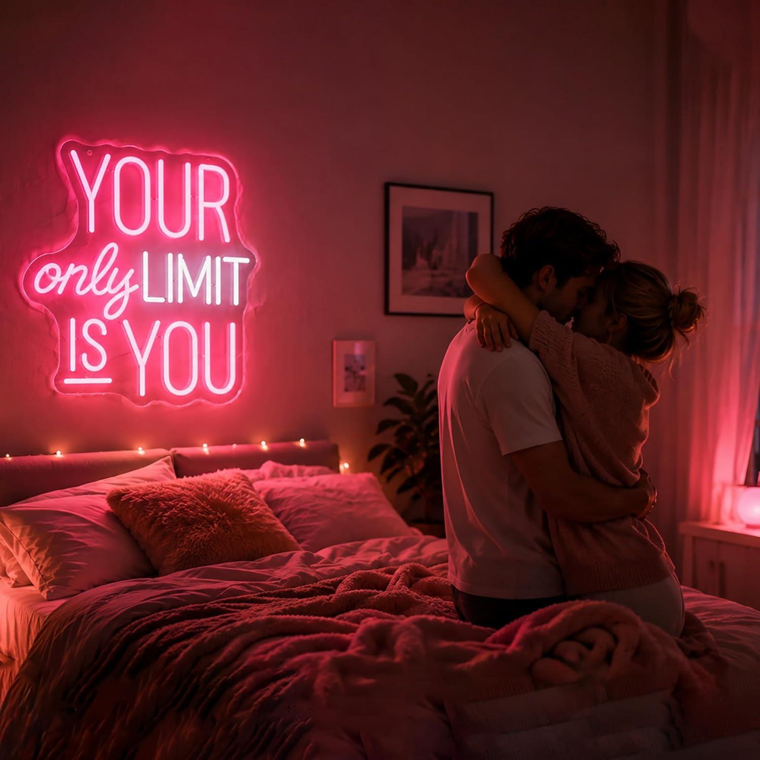 Your Only Limit Is You Neon Si - Home Gym Neon Sign recensione e prezzo