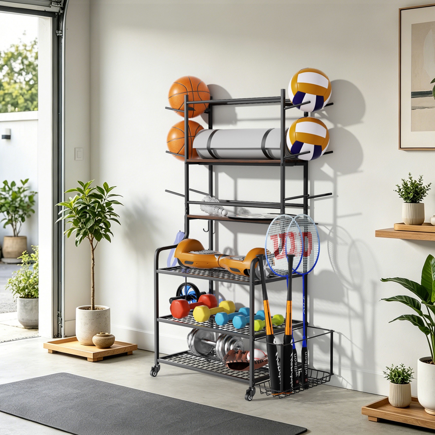 Yoga Mat Storage Rack Home Gym - Home Gym Yoga Mat Storage recensione e prezzo