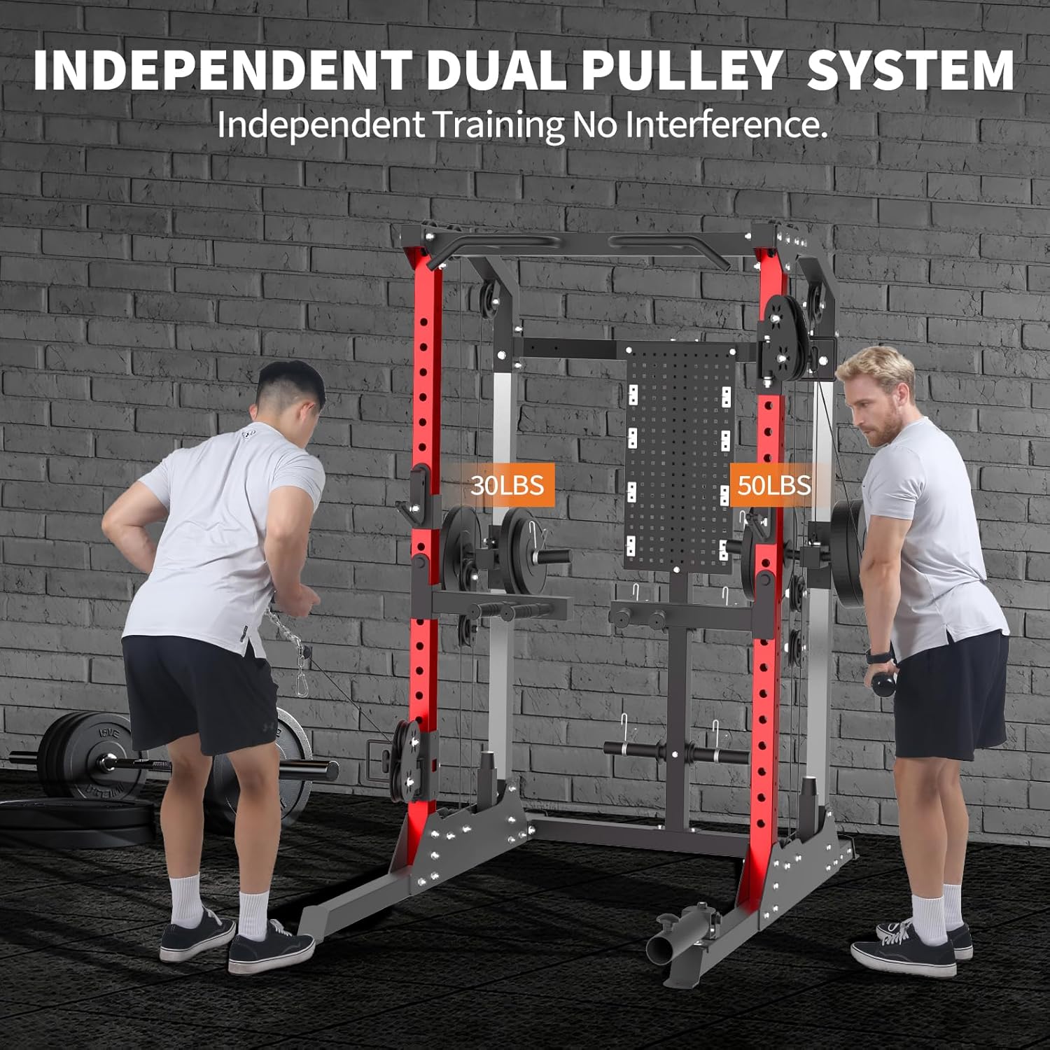 Power Cage, 2000LB Power Rack  - Home Gym Rack With Cables recensione e prezzo