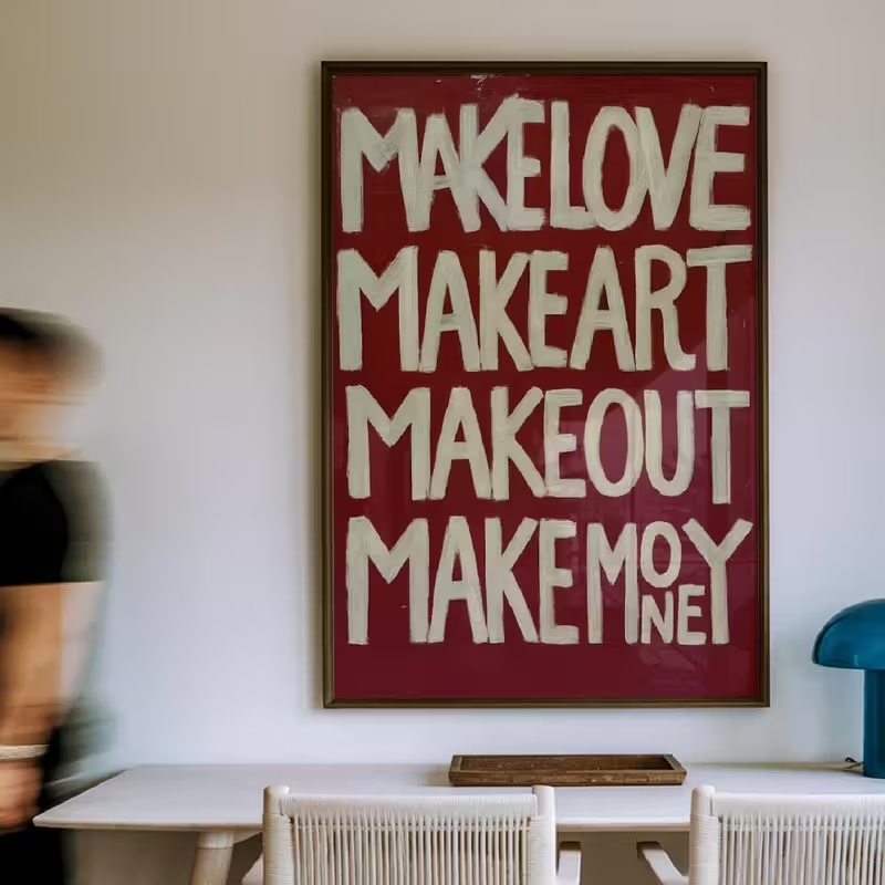 Modern,Retro Self Made Love Ki - Home Gym Decor recensione e prezzo
