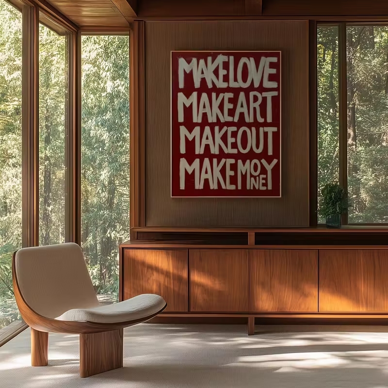 Modern,Retro Self Made Love Ki - Home Gym Decor recensione e prezzo