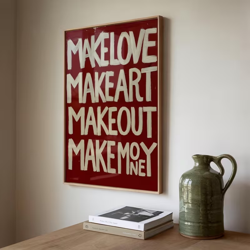 Modern,Retro Self Made Love Ki - Home Gym Decor recensione e prezzo