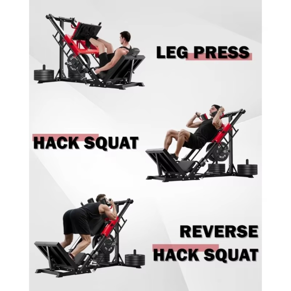3-in-1 Leg Press Hack Squat Ma - Home Gym Quad recensione e prezzo