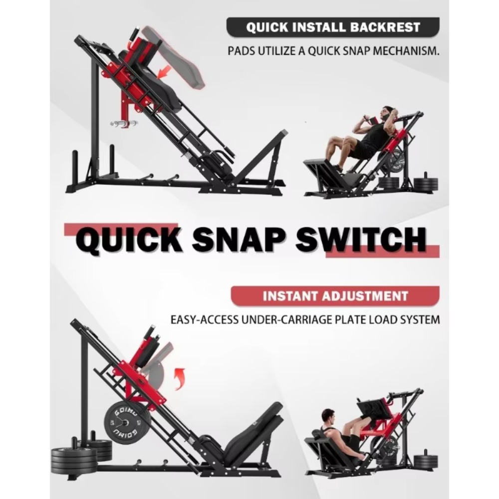 3-in-1 Leg Press Hack Squat Ma - Home Gym Quad recensione e prezzo