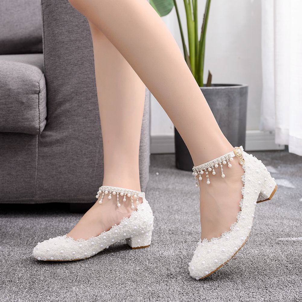 Women's Closed Toe Low Chunky  - Ankle Strap Attachment recensione e prezzo