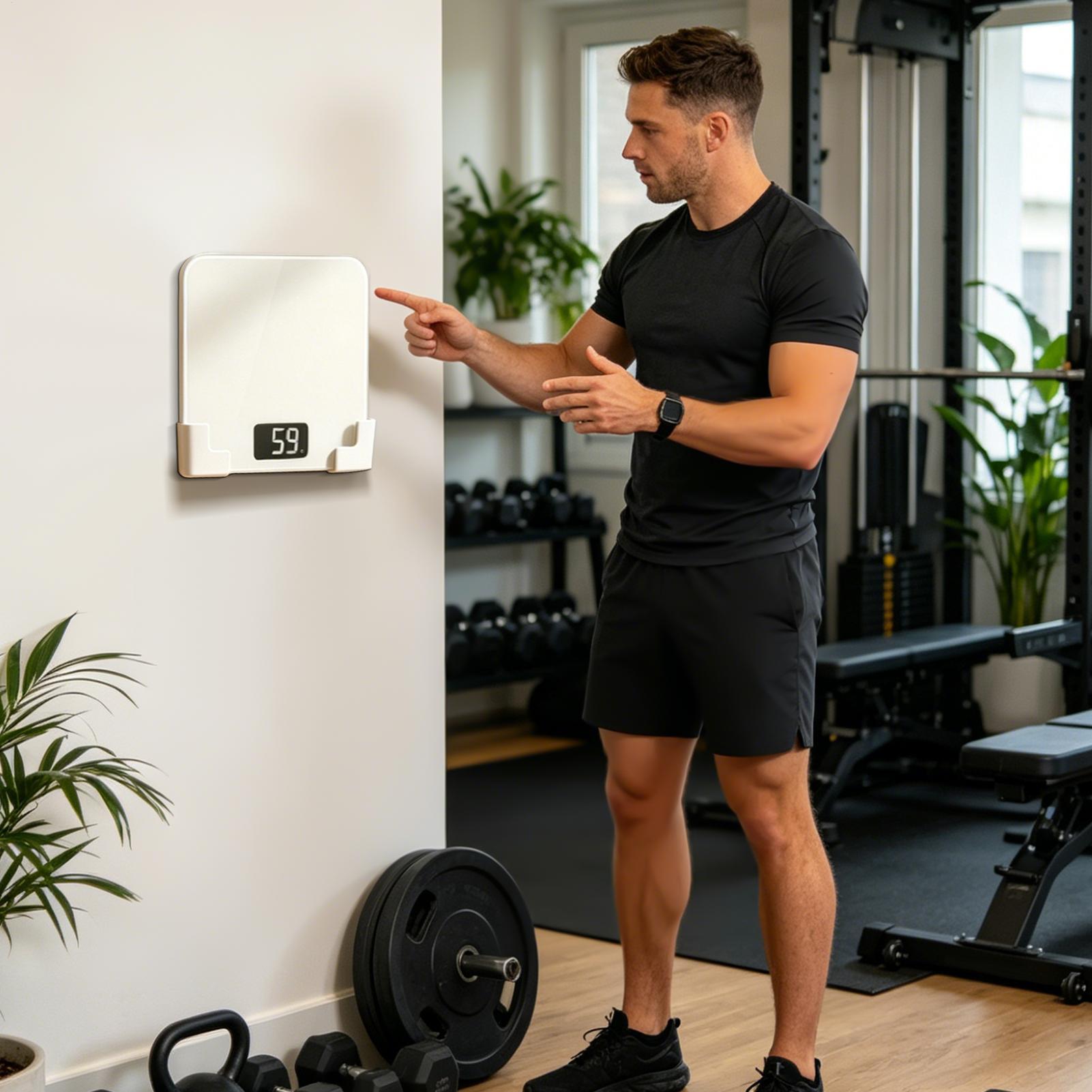 No Drill Scale Storage Stand,  - Home Gym On Wall recensione e prezzo