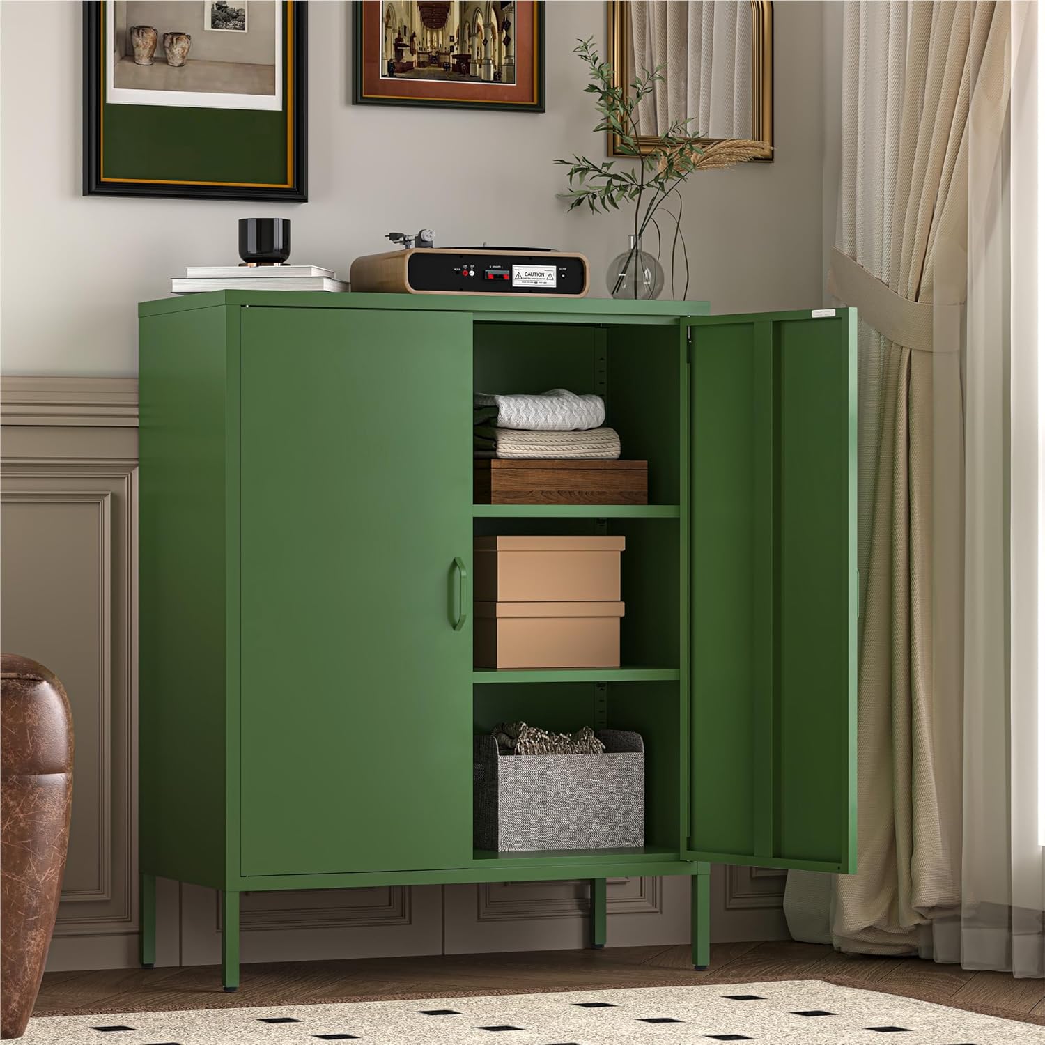 Metal Cabinet with 2 Doors and - Home Gym Minimalist recensione e prezzo