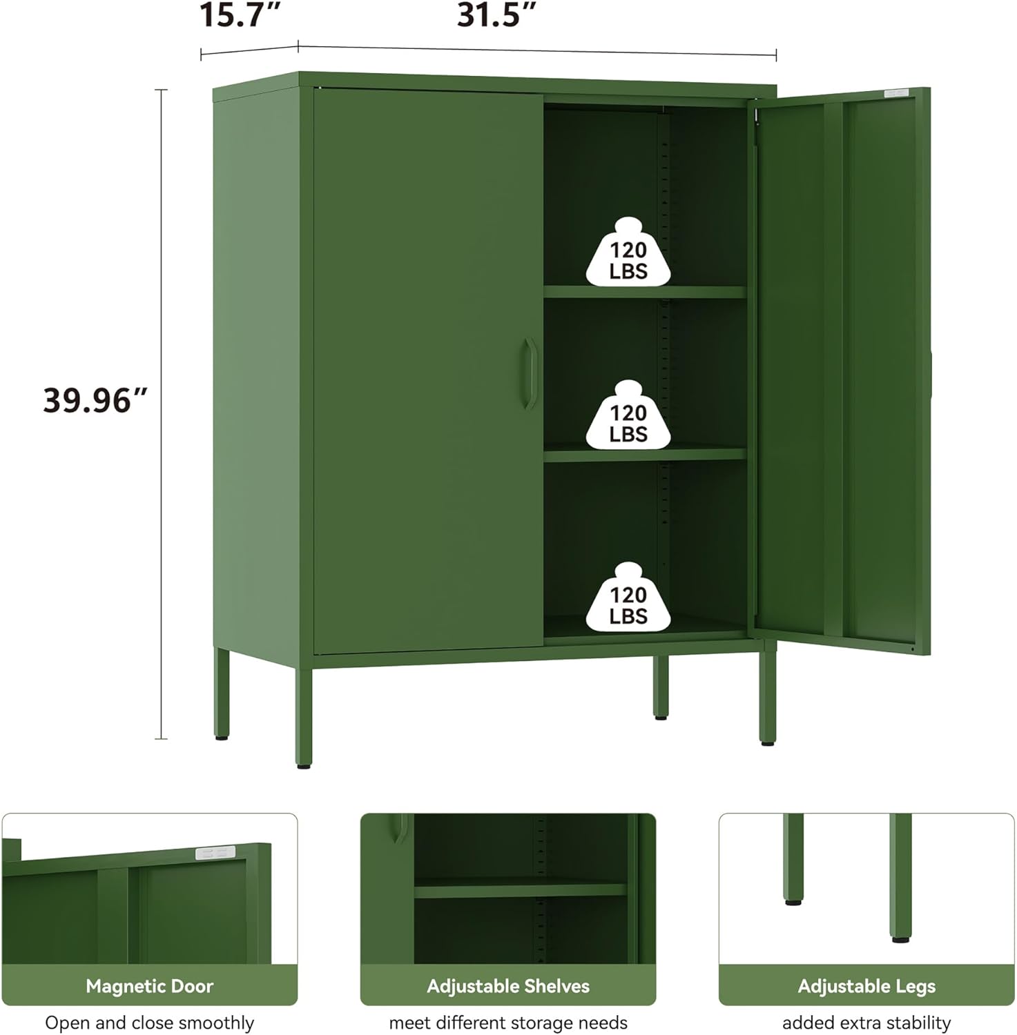 Metal Cabinet with 2 Doors and - Home Gym Minimalist recensione e prezzo