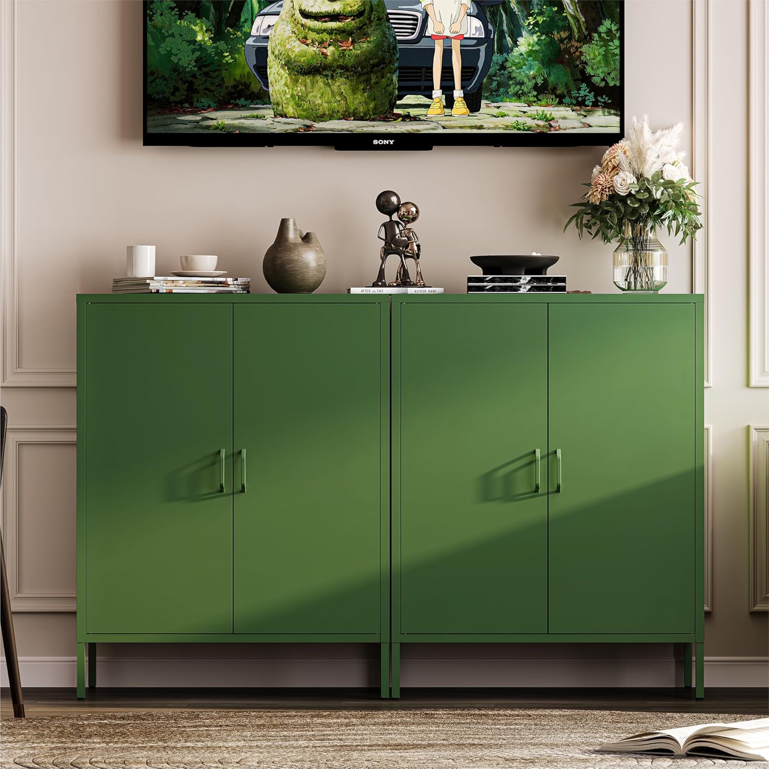 Metal Cabinet with 2 Doors and - Home Gym Minimalist recensione e prezzo