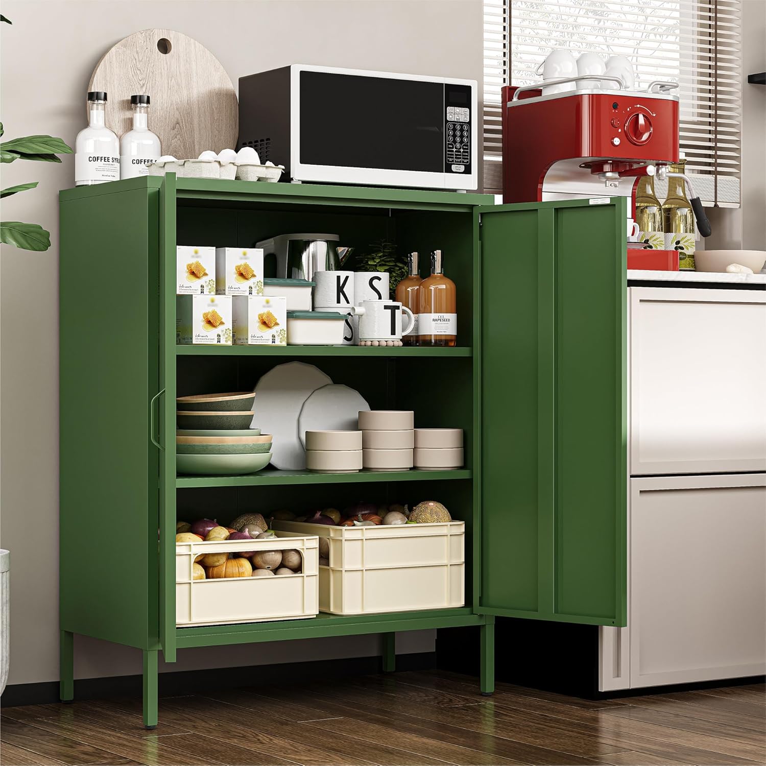 Metal Cabinet with 2 Doors and - Home Gym Minimalist recensione e prezzo