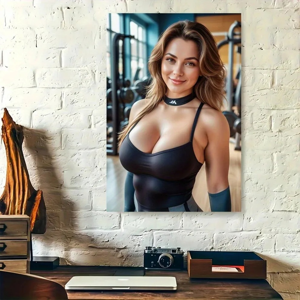 Vintage Fitness Tin Sign, Prem - Home Gym Decor recensione e prezzo