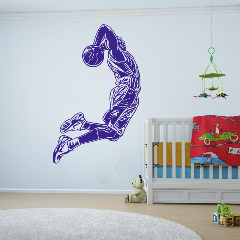 Jumping Basketball Player Wall - Home Gym On Wall recensione e prezzo