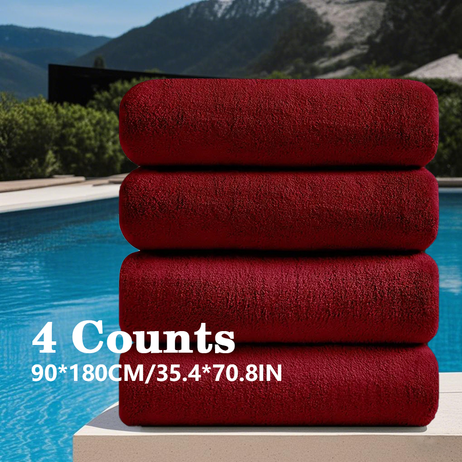 4Pcs Oversized Bath Towel 35.4 - Home Gym Body Solid recensione e prezzo