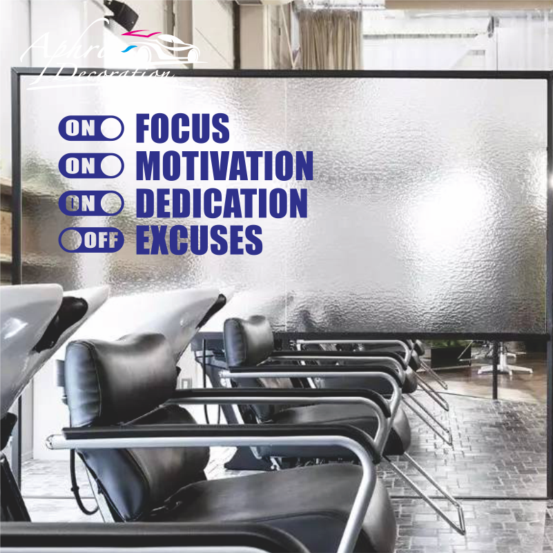 Focus On Motivation On Excuses - Home Gym On Wall recensione e prezzo