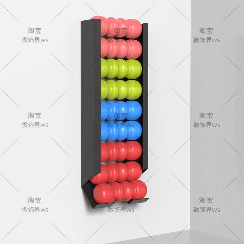 ‌Wall Mounted Sports Ball Rack - Home Gym Yoga Mat Storage recensione e prezzo