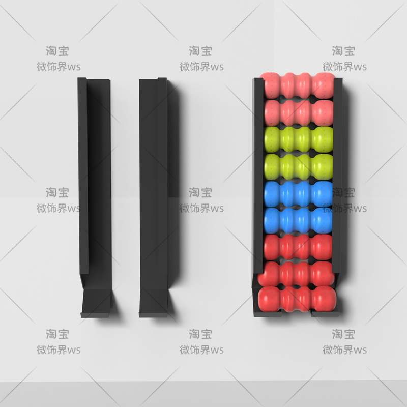 ‌Wall Mounted Sports Ball Rack - Home Gym Yoga Mat Storage recensione e prezzo