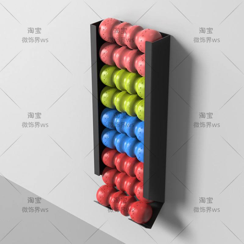 ‌Wall Mounted Sports Ball Rack - Home Gym Yoga Mat Storage recensione e prezzo