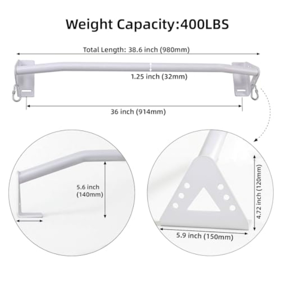 Wall Mounted Pull Up Bar Doorw - Chin Up Doorframe recensione e prezzo