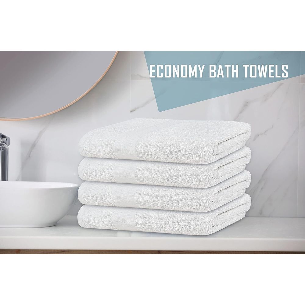 24-Pack White Bath Towels - Bu - Home Gym Budget recensione e prezzo