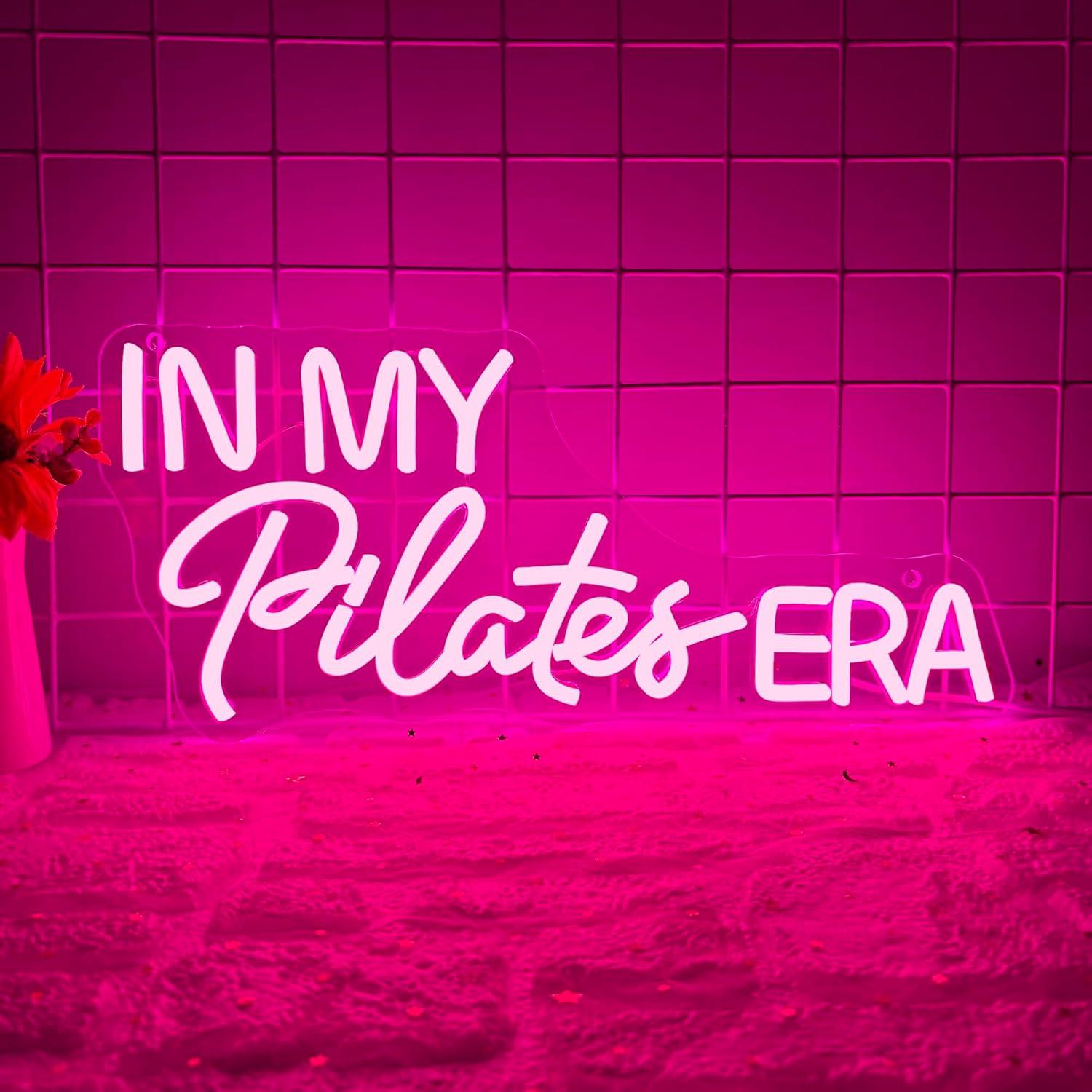 In My Pilates Era Neon Sign Di - Home Gym Yoga Room recensione e prezzo